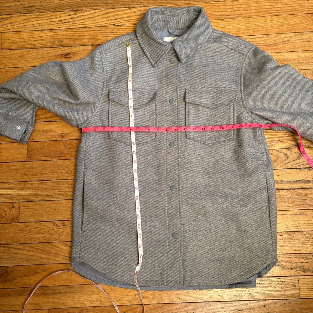 H&M Gray Button-Up Jacket - Picture 3 of 5